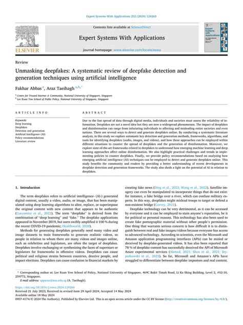 maisa deepfake|Unmasking deepfakes: A systematic review of deepfake detection。